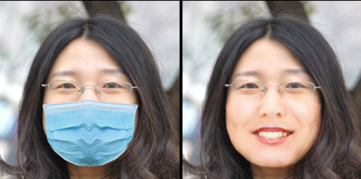 Remove Face Mask from Photo Online AI – Instantly Reveal Smiles
