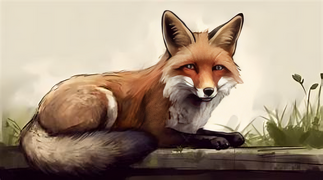 Art Cartoons by Pixel Fox, Creative Cartoon Painting & Arty Cartoon Designs