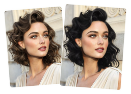 Black Hair Filter, “Want to See Yourself with New Hair Instantly?”